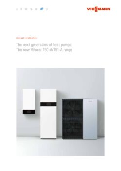 Vitocal 150A 151A Brochure